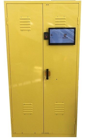 armoire connectée rfid wurth