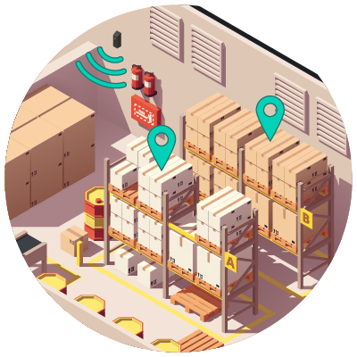 rtls système stockage